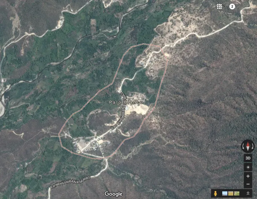 Detailed map of Chulucanas geographical location in Peru